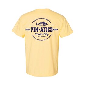 Fin-atics Fin-atics Lat/Lon w/Tuna Garment Dyed Butter Short Sleeve T-Shirt