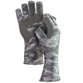 Fish Monkey Fish Monkey Half Finger Guide Glove - Grey Water Camo