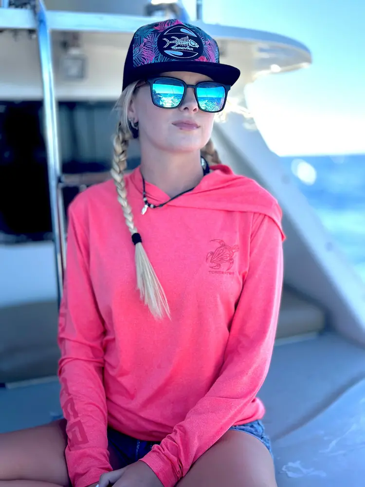 Tormenter Tormenter Ladies Heathered Hoodie SPF50