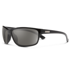 Suncloud Suncloud Sentry - Black Frame Polarized Sunglasses Gray Lens