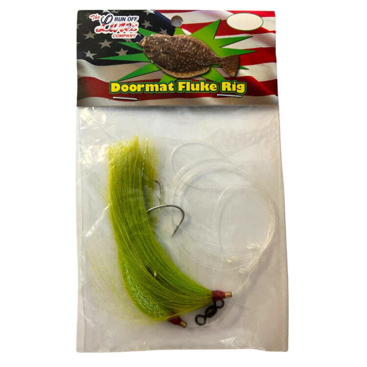 Run Off Lures Solid Squid Doormat Fluke Rig
