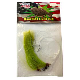 Run Off Lures Hi/Lo Doormat Fluke Rig w/Hair