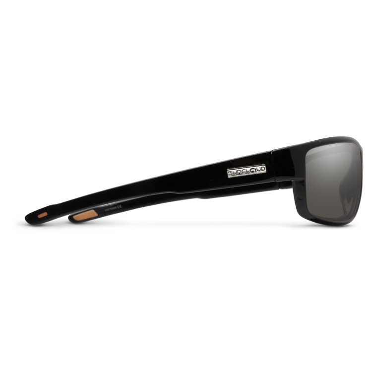 Suncloud Suncloud Voucher - Black Frame Polarized Sunglasses Gray Lens
