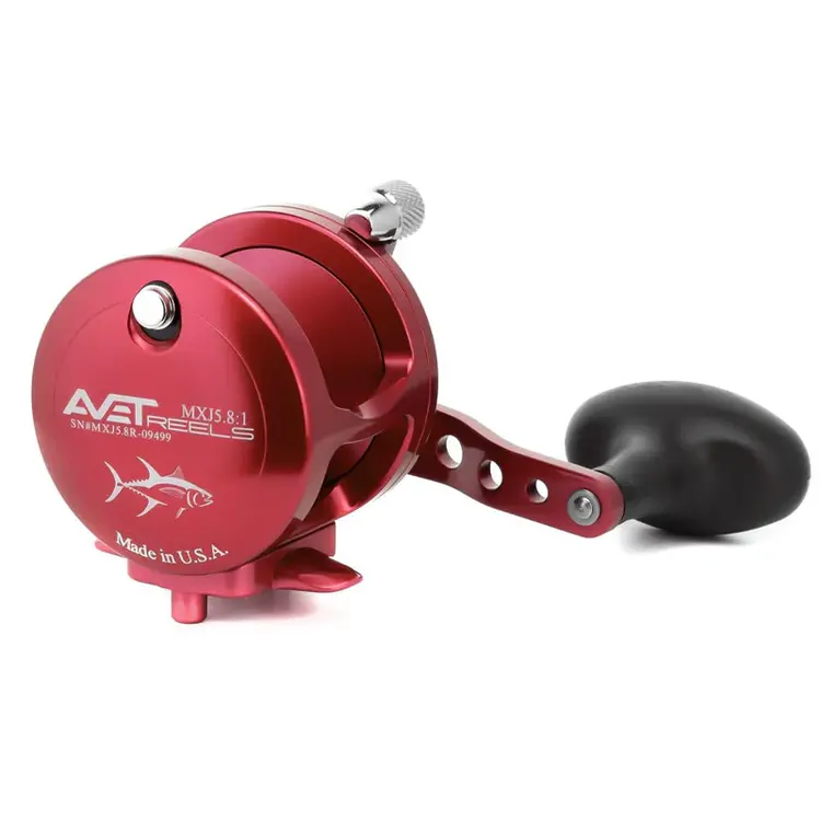 Avet Reels Avet Reels MXJ 5.8 G2 Right-Handed - RED (with glide plate)