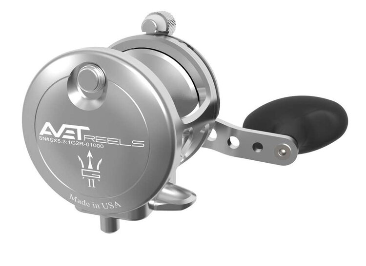 Avet Reels Avet Reels SX 5.3 G2 Left-Handed - SILVER (no glide plate)