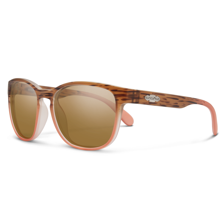 Suncloud Suncloud Loveseat - Matte Tortoise Frame Polarized Sunglasses Brown Lens