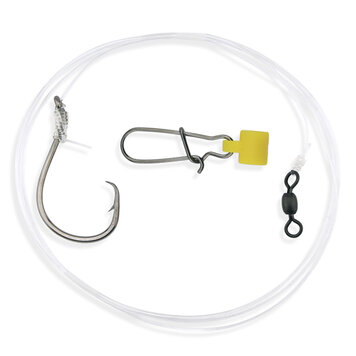 Aqua Clear Aqua-Clear Striped Bass Chunk Bait Circle Hook Rigs w/Fish Finder