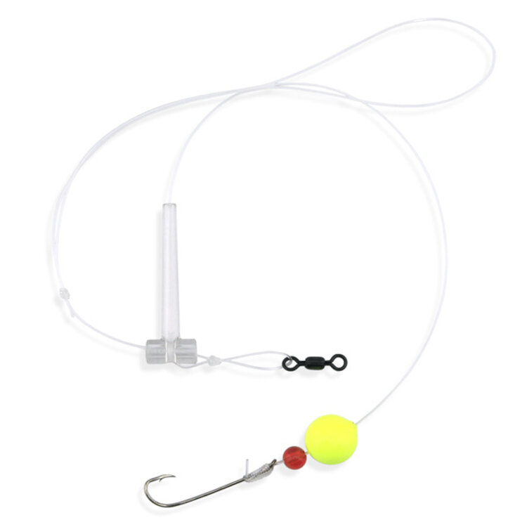 Aqua Clear Aqua-Clear Kingfish/Spot/Perch Hi-Lo Rig w/Floats #8 Long Shank Hooks