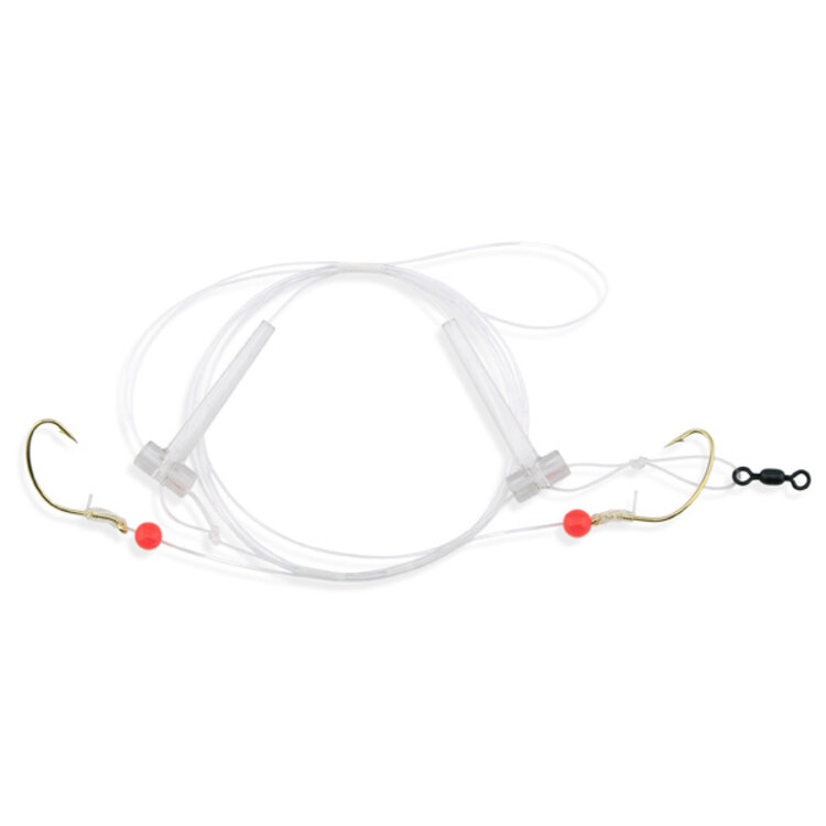 Aqua Clear Aqua-Clear PS-1 Pompano/Snapper Hi-Lo #4 Wide Gap Hooks Rig