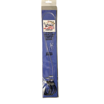 Run Off Lures In line Circle Striper Rig - Single 6/0 Hook w/Fish Finder