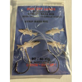 Run Off Lures Hi-Lo 5/0 Circle Hook Striper Rig