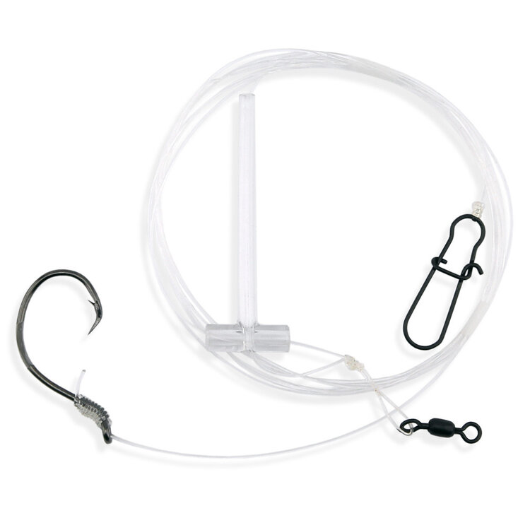 Aqua Clear Aqua-Clear ST-5C Striped Bass Circle Hook Eel Dropper Loop Surf RigRig