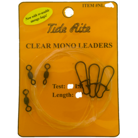 Tide Rite TideRite 24" Monofilament Leaders 3pk