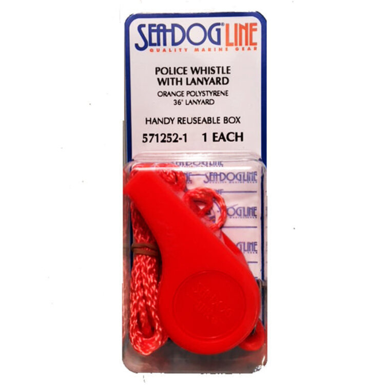 Sea Dog Line Sea Dog Whistle with Lanyard