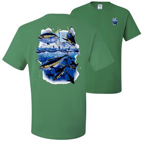 Fin-atics Fin-atics OC Fishin Flag Men's Short Sleeve T-Shirt