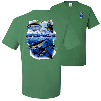 Fin-atics Fin-atics OC Fishin Flag Men's Short Sleeve T-Shirt