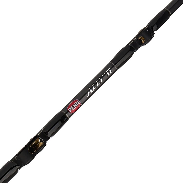 PENN Penn Ally II 6ft X-Heavy 80-130lb PacBay Roller Guides Straight Butt Conventional Boat Rod - ALLYBWII80130C60AR
