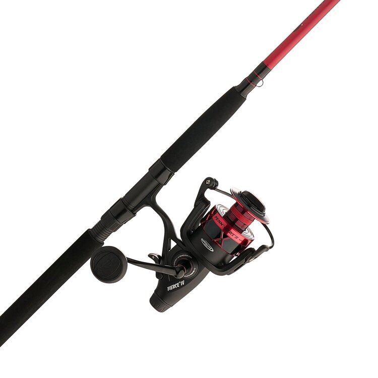 PENN Penn Fierce IV PRE-SPOOLED 7ft Med/Heavy Action Live Liner Combo 1pc - FRCIV6000LL701MH