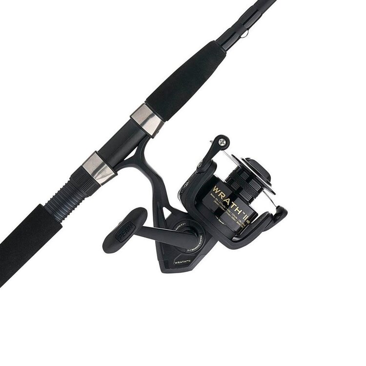 PENN Penn Wrath II PRE-SPOOLED 7ft Medium Action Spinning 2pc Combo -WRTHII4000702M