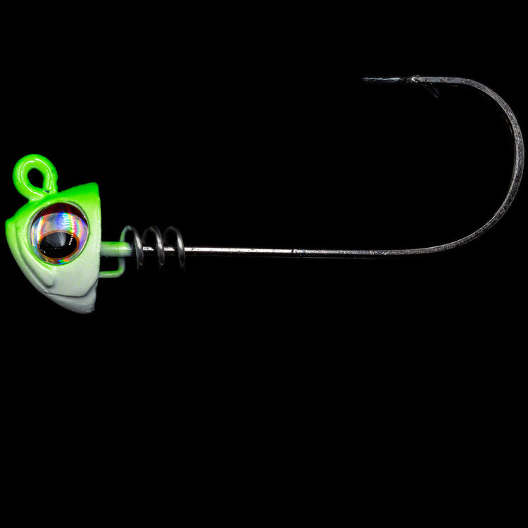 NLBN NLBN - 8" 2X Jig Heads Limesider