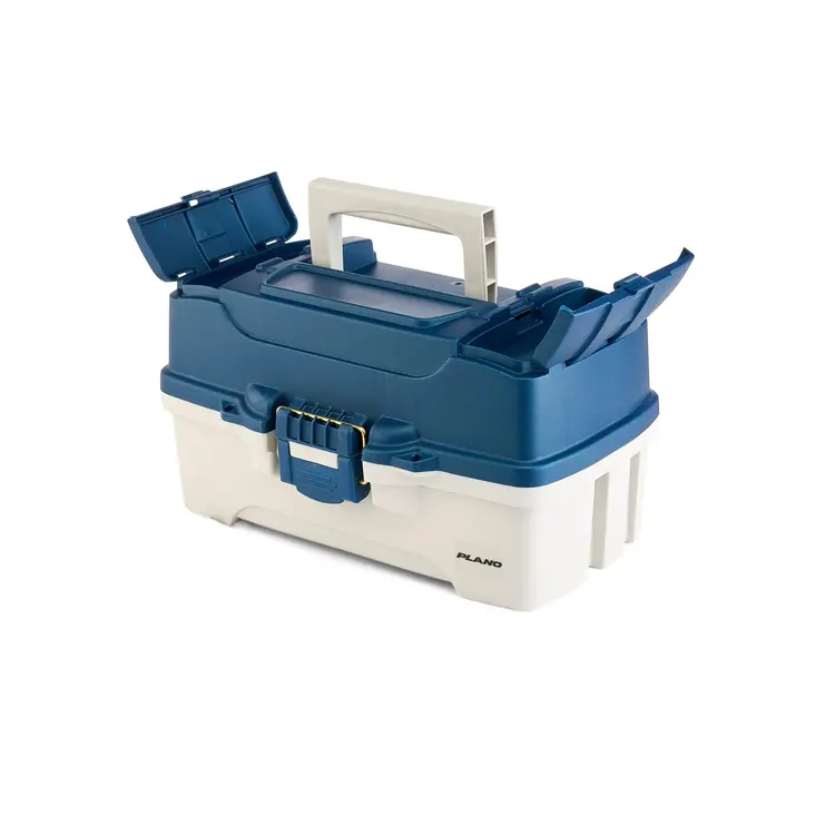 Plano Plano Three-Tray Tackle Box - Blue/White