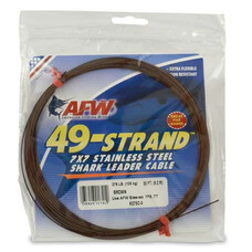 American Fishing Wire AFW 49-Strand Cable 30ft Coil - Camo Brown