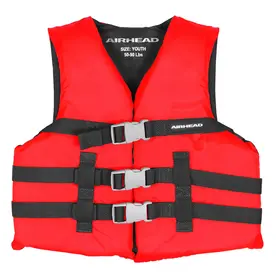 Airhead Airhead 30002-03-A-RD Youth Life Jacket 50-90lbs - Red