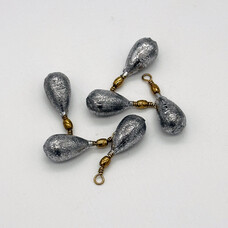 Fin-atics Lead Bell Casting Sinkers 6pk