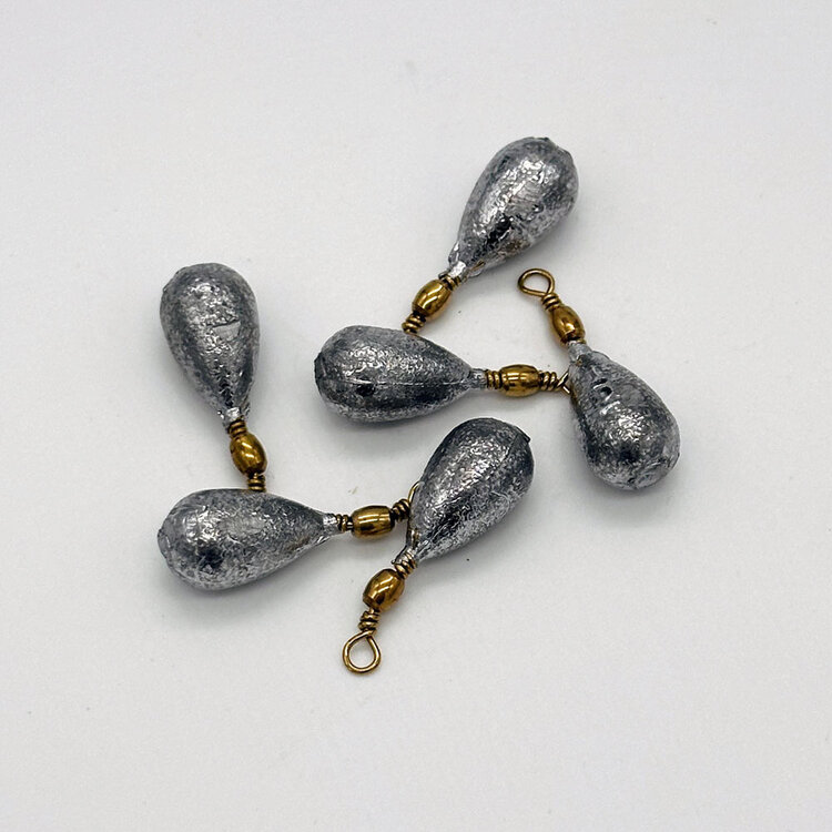 Fin-atics Lead Bell Casting Sinkers 6pk