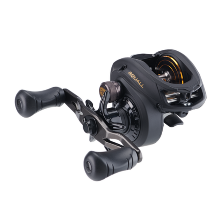 PENN Penn Squall SQL300LP Low Profile Baitcast Reel - Right-Hand - Ratio 7.3:1