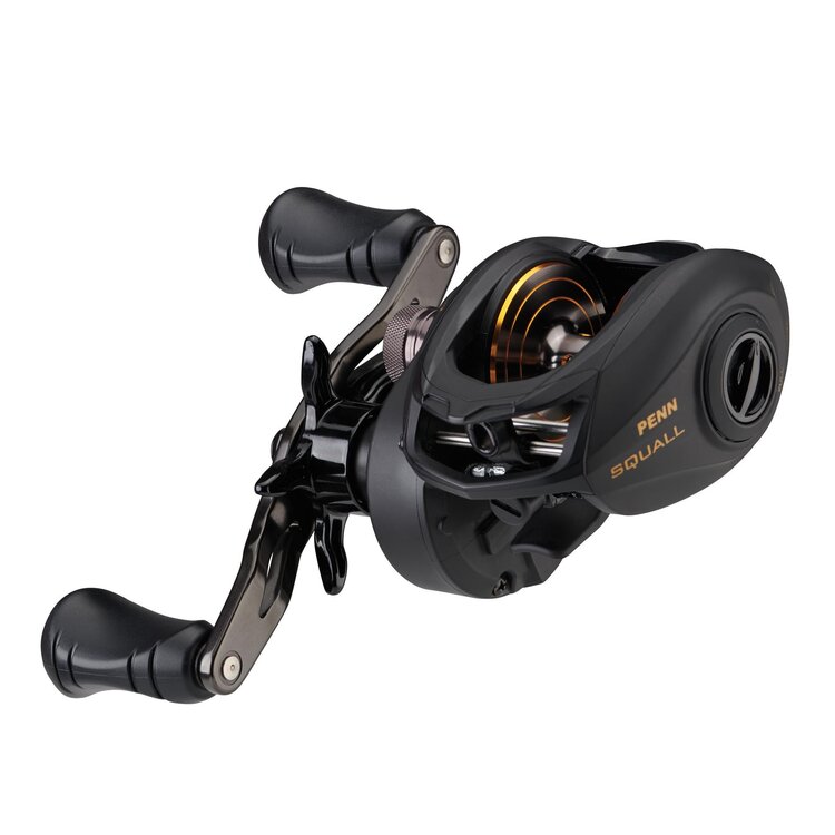 PENN Penn Squall SQL300LP Low Profile Baitcast Reel - Right-Hand - Ratio 7.3:1
