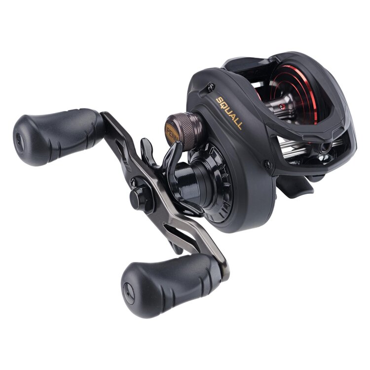 PENN Penn Squall SQL300LPHS Low Profile Baitcast Reel - Right-Hand - Ratio 9.2:1