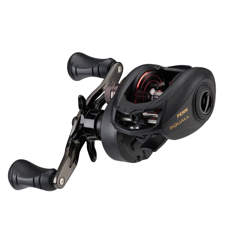 PENN Penn Squall SQL300LPHS Low Profile Baitcast Reel - Right-Hand - Ratio 9.2:1