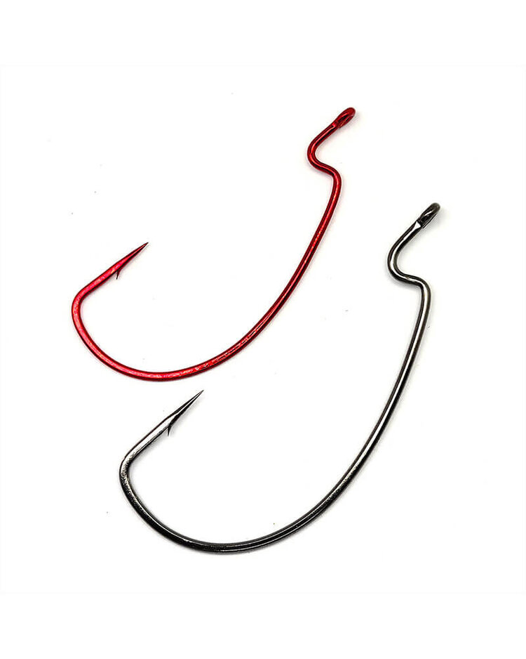 Gamakatsu Gamakatsu EWG Worm Hook (Offset Extra Wide Gap) - NS Black