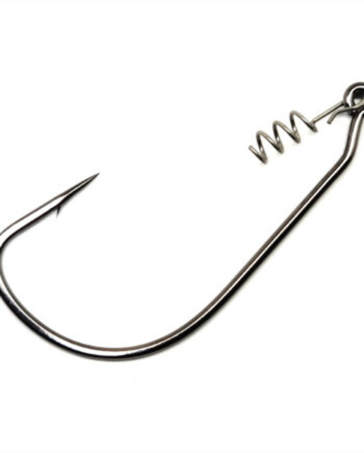 Gamakatsu Gamakatsu EWG Spring Lock Worm Hook - NS Black
