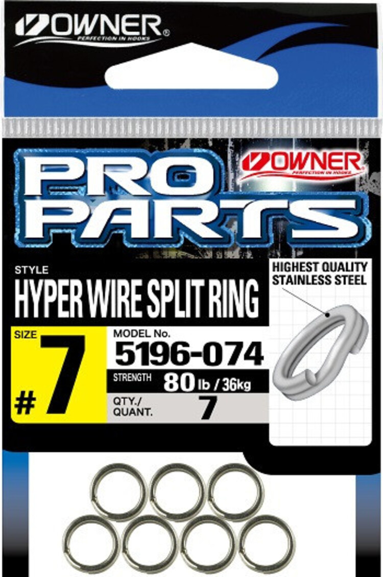 Owner Owner Hyper Wire Split Rings - Stainless