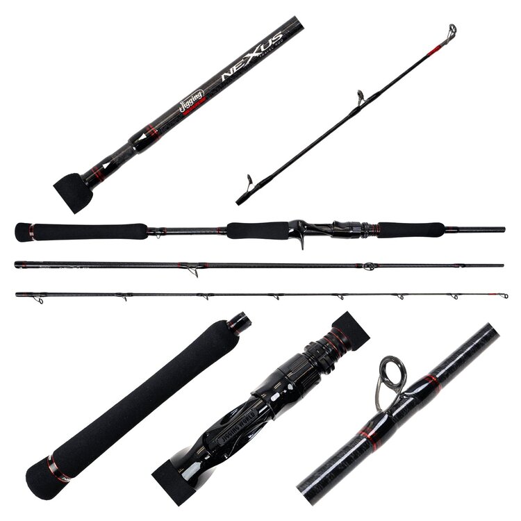 Jigging World Jigging World Nexus 2.0 Surf Travel 3pc Spinning Rod