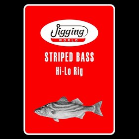 Jigging World Jigging World Striped Bass Hi-Lo  Inline Circle Hook Rig