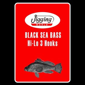 Jigging World Jigging World Black Sea Bass 3 Hook Rig
