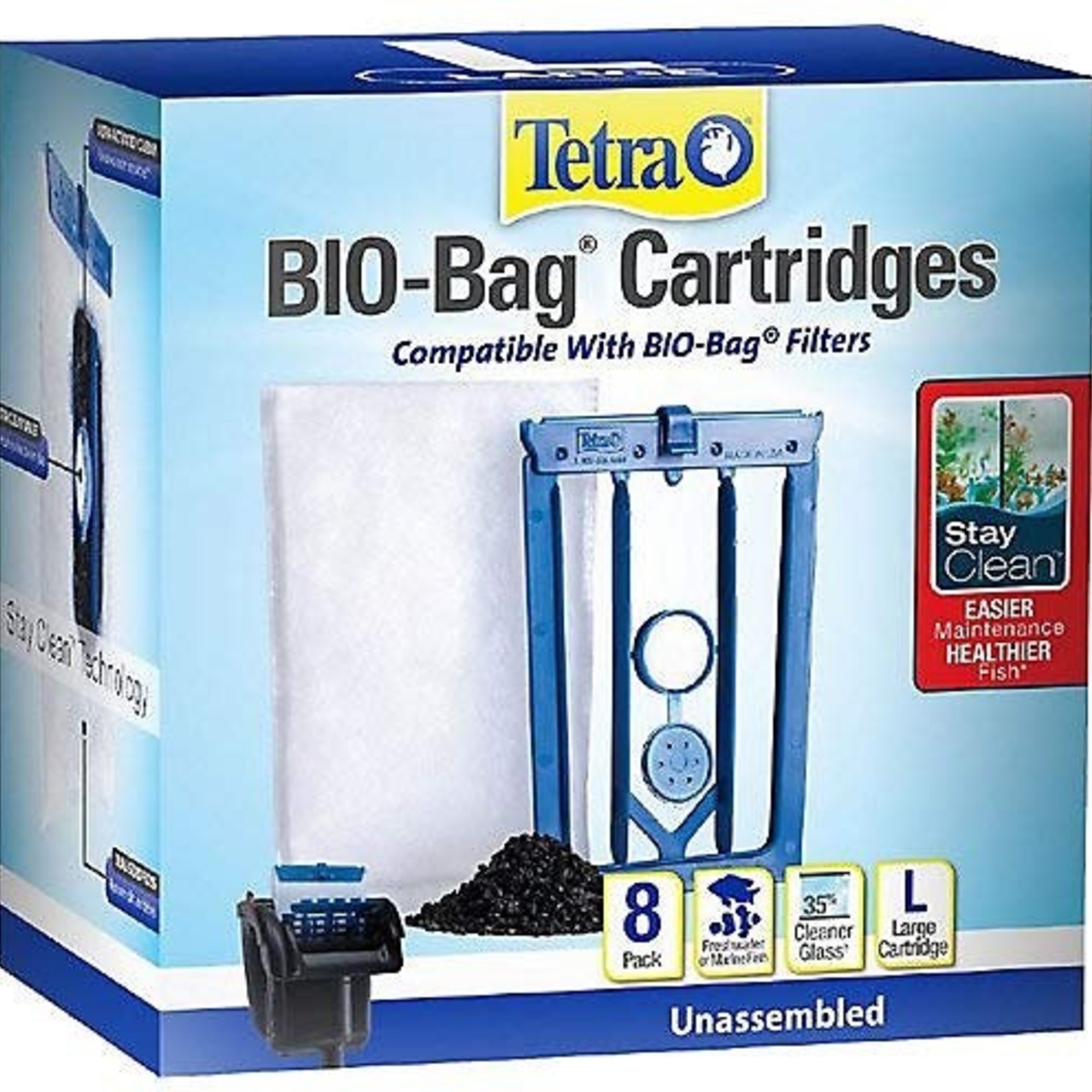 SPECTRUM BRANDS TET BIO BAG CTRDG LG 8PCK