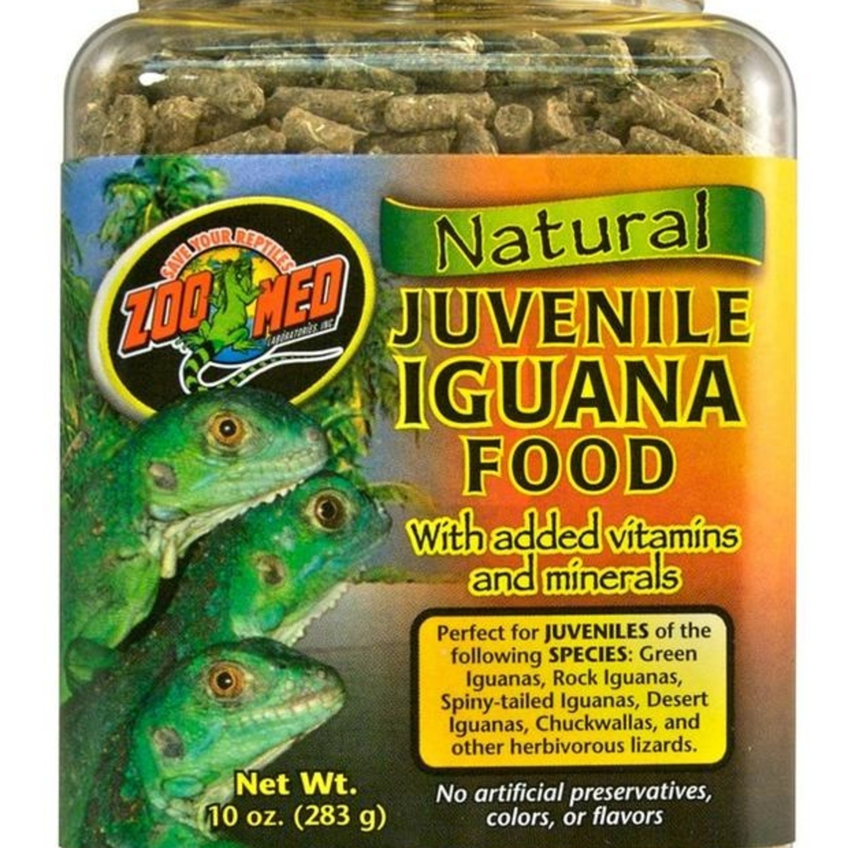 ZOO MED LABORATORIES, INC. ZOO NAT IGNA JUV FD 10Z