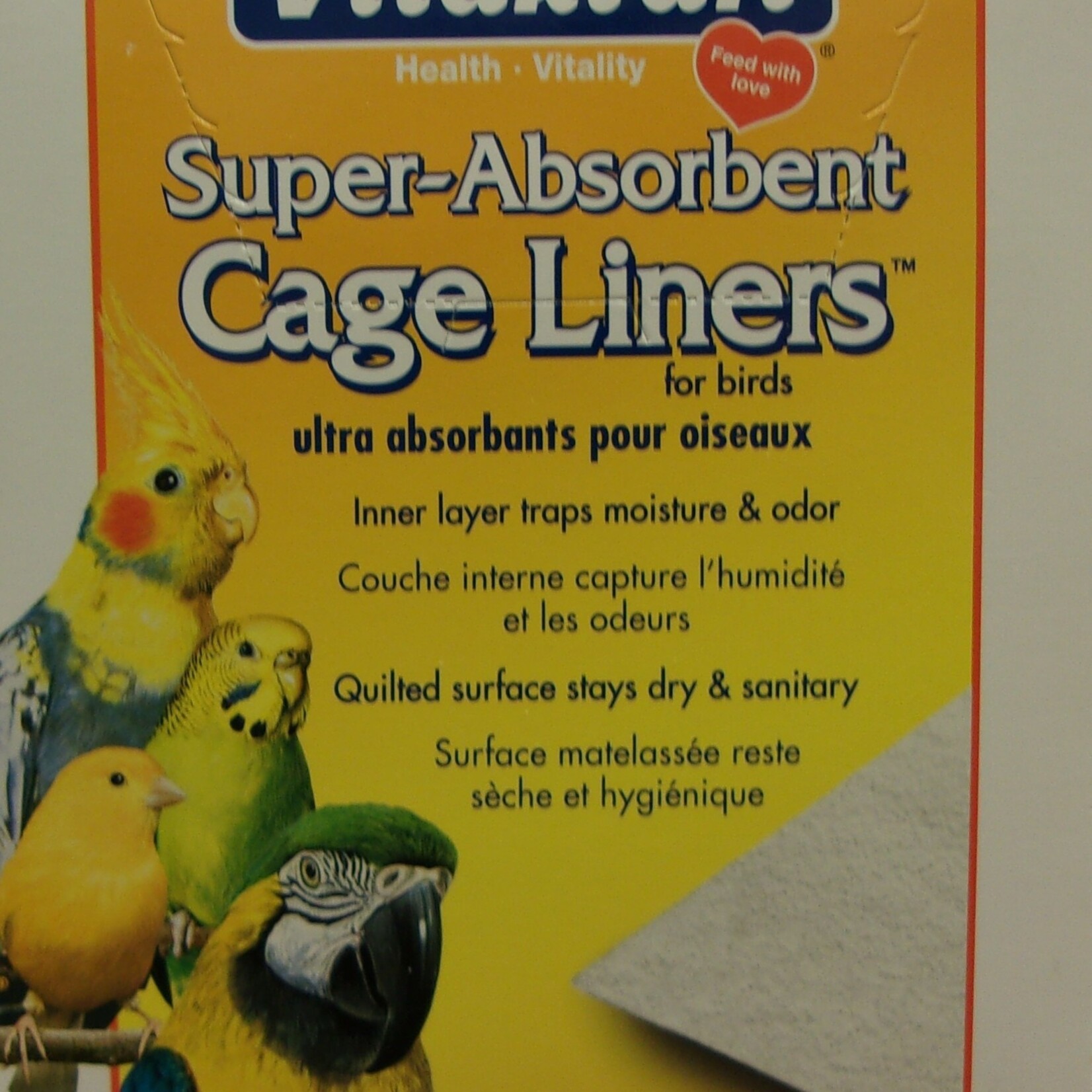 VITAKRAFT VKRFT Cage Liners Bird 7pk