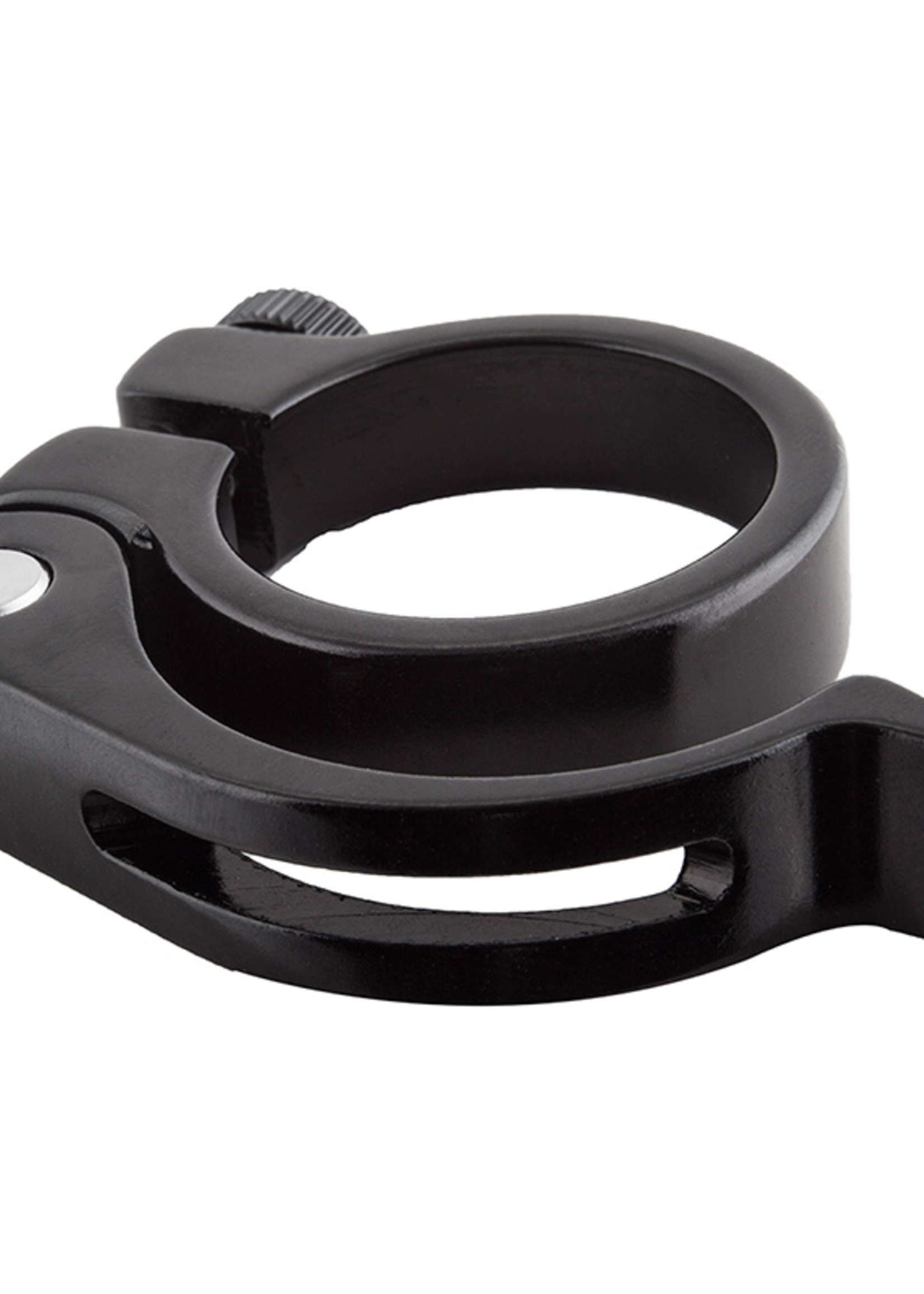 SEATPOST CLAMP SUNLT 34.9 SAFETY LOC BK