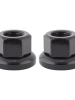 HUB AXLE NUT OR8 CRMO RR M10x1.0 PR BK