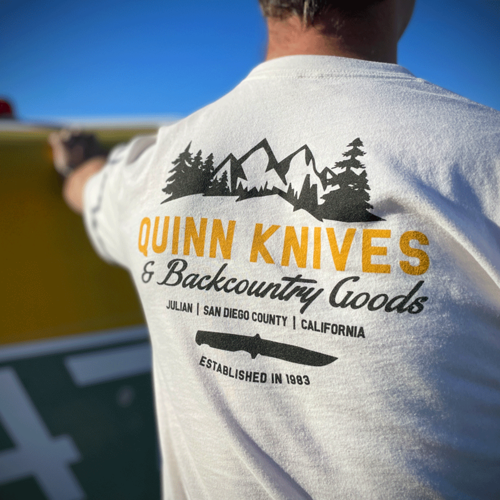 Quinn Knives & Backcountry Goods Quinn Knives Outdoors Tshirt