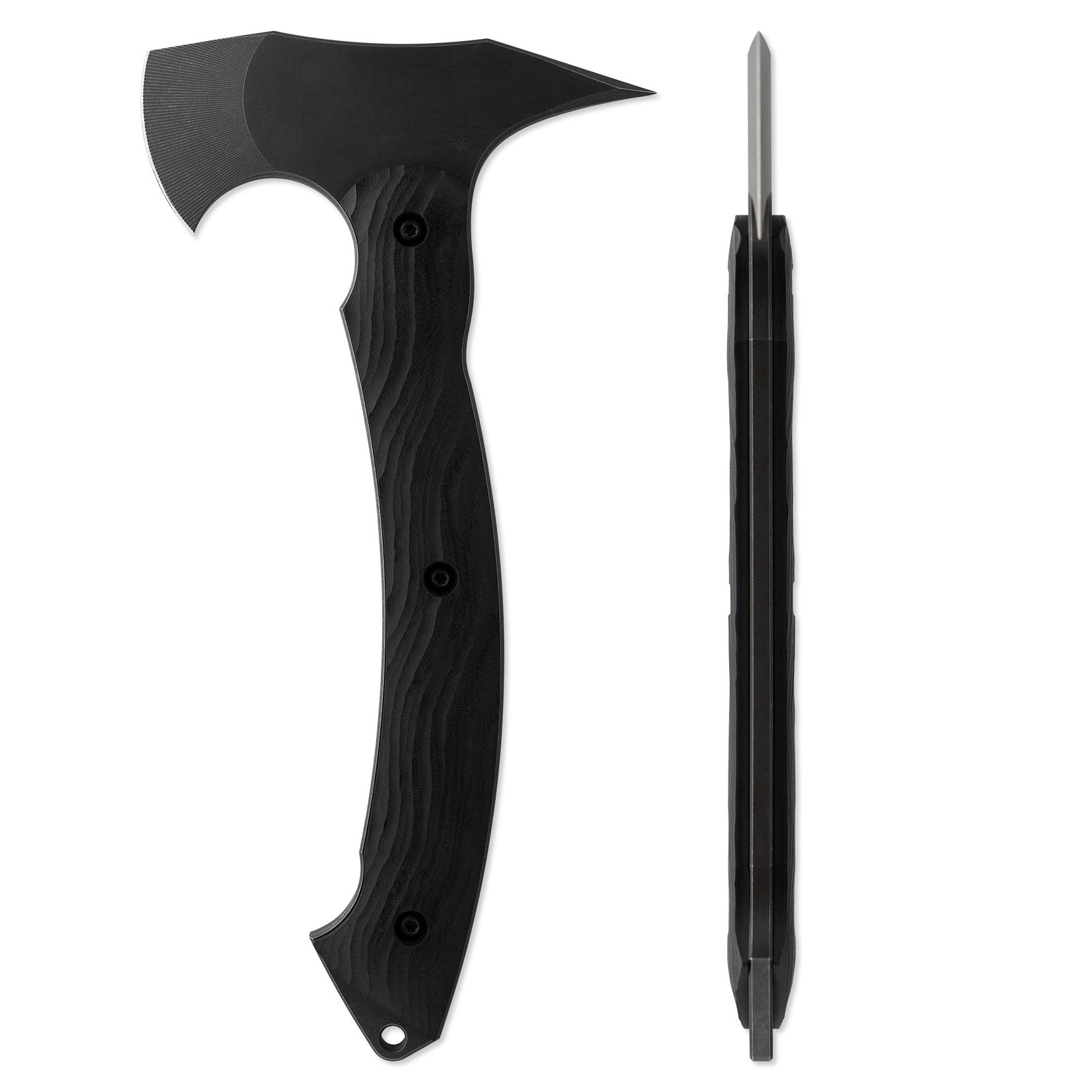 Toor Knives Toor Knives D2 & G10 Shadow Black Tomahawk