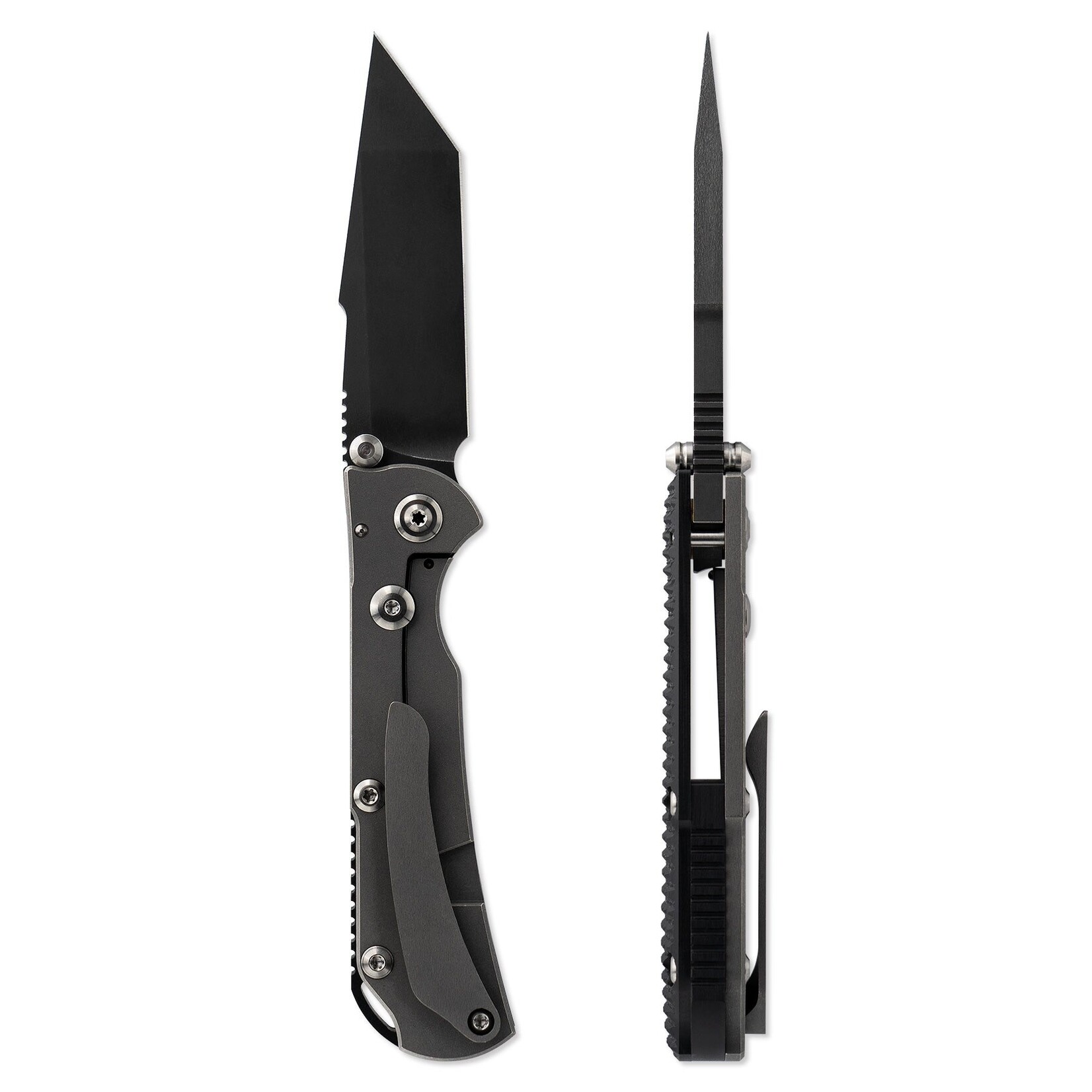 Toor Knives Toor Knives CPM154 & Titanium Carbon Black Chasm XLT