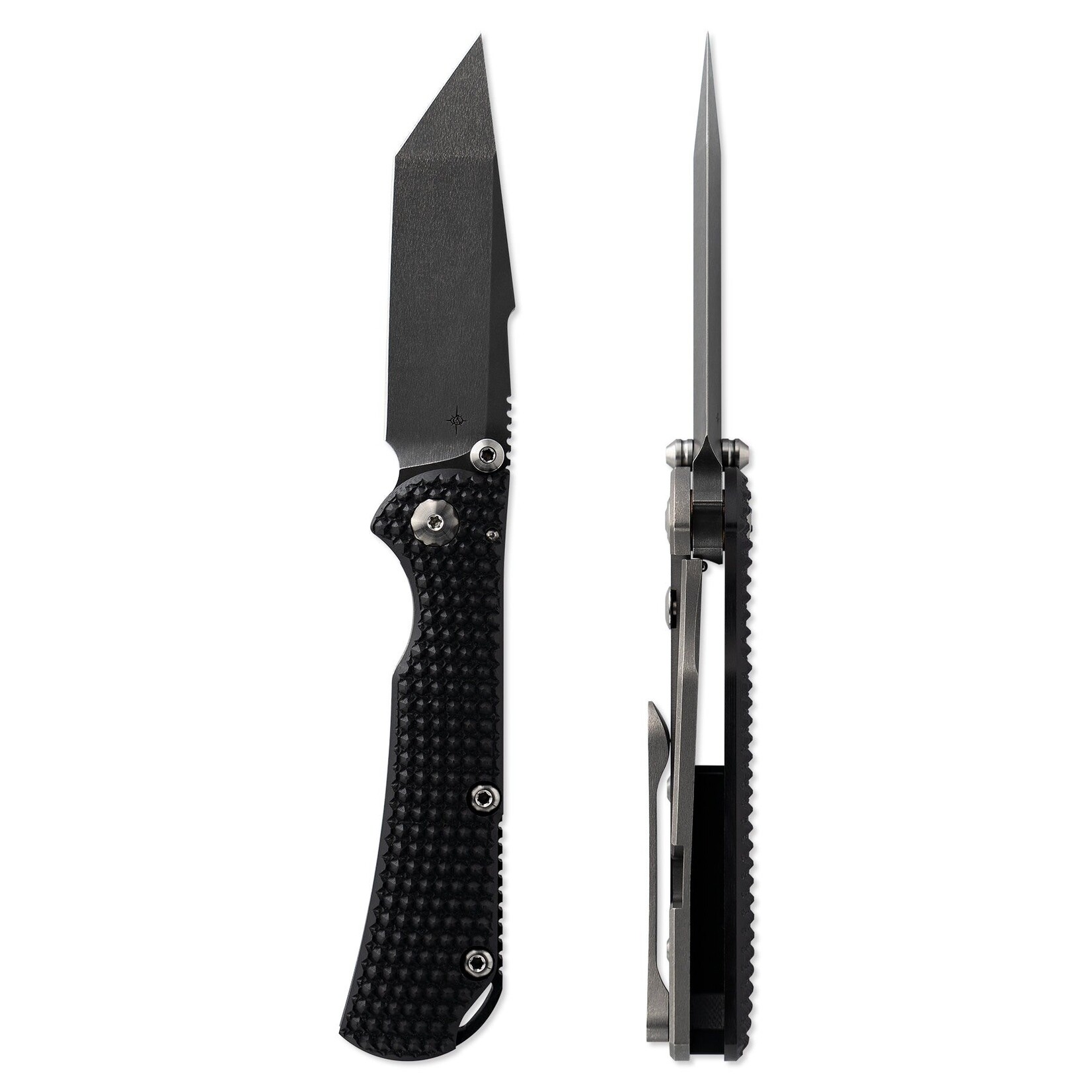 Toor Knives Toor Knives CPM154 & Titanium Carbon Black Chasm XLT