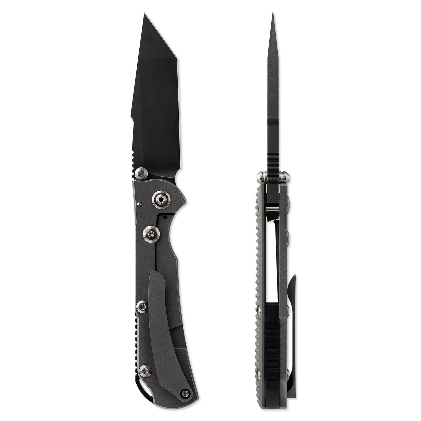 Discontinued - Toor Knives CPM154 & Titanium Stealth Gray Chasm XLT