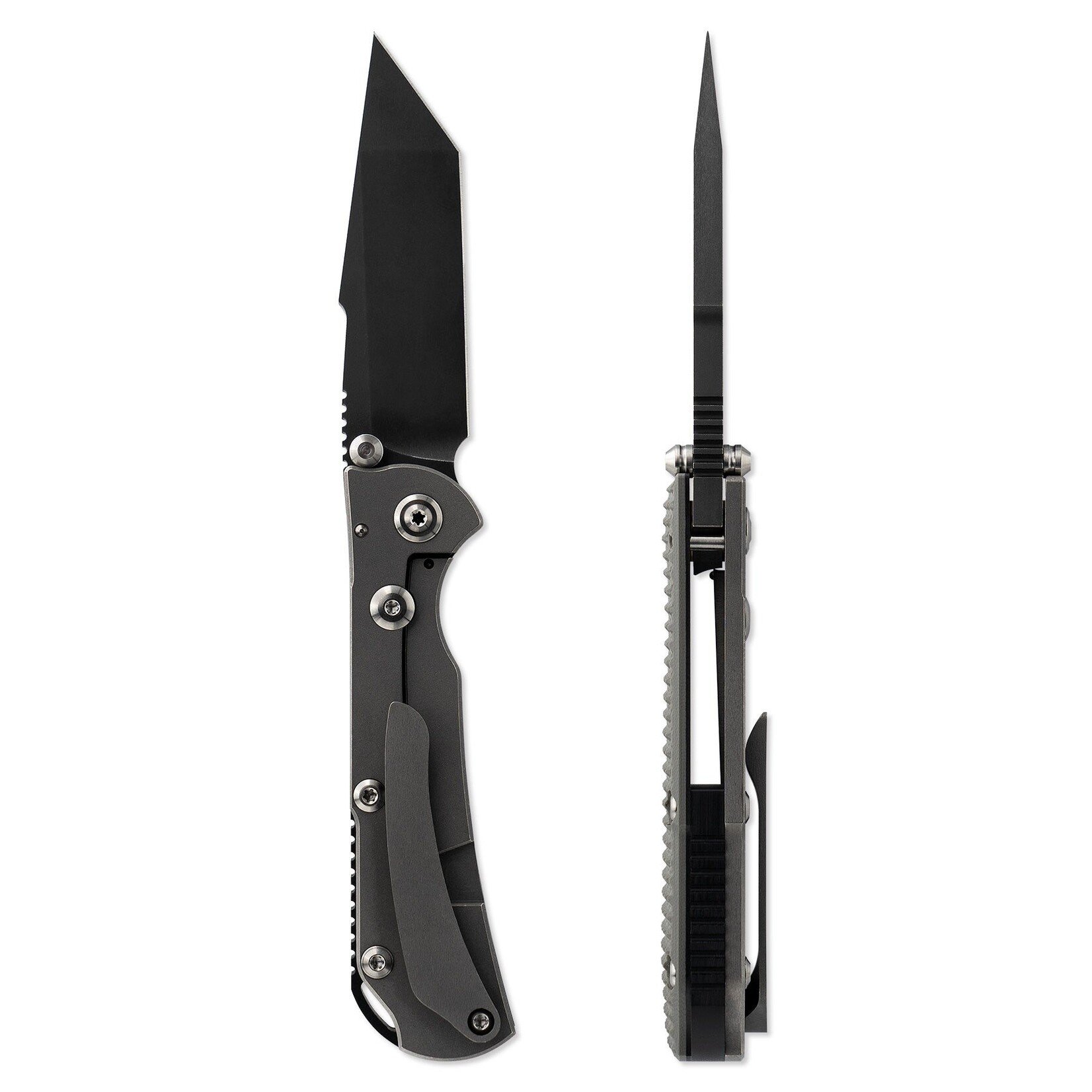 Toor Knives Toor Knives CPM154 & Titanium Stealth Gray Chasm XLT